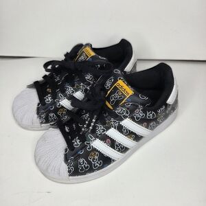 Adidas Superstar X James Jarvis Boys Sneakers Size 13k Shoes Character Print